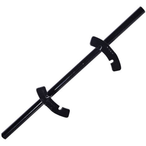 IBC ton tonneau couvercle twister 17 cm noir simple et double poignée outil de serrage et de desserrage (1/4)