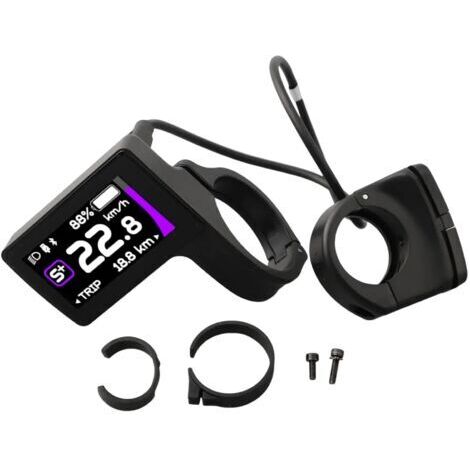 Écran LCD TFT Bluetooth noir pour vélo électrique, 100g, ABS, durable et pratique, document extérieur, M560 Mfemale Mouvriers Musk, 1 pièce (1/5)