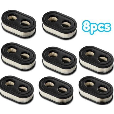 Filtre à air pour tondeuse à gazon Briggs & Stratton 798452 593260 moteur (paquet de 8) (1/5)
