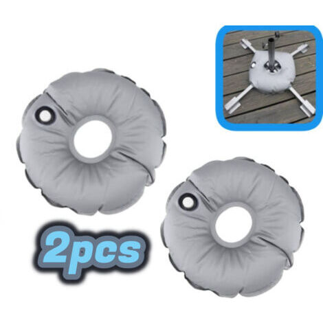Sac de Poids de Base de Drapeau - Sac pour Poids de Base Drapeau pour Support de Parapluie extérieur pour marché avec Base de Parasol pour Plage/2 pièces (1/4)