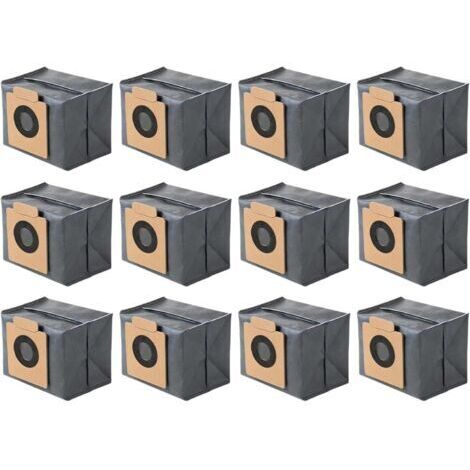 Lot de 12 sacs à poussière pour aspirateur robot Eufy X10 Pro, pour aspirateur robot Omni et X8 Pro, filtration à trois couches (1/5)