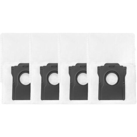 Lot de 4 sacs d'aspirateur de rechange pour aspirateur Conga X50/X70/X100/X Treme pour JONR X1 MAX Q11 X80 X80 ULTRA X90 Ultra X90 - Sacs à poussière de grande capacité