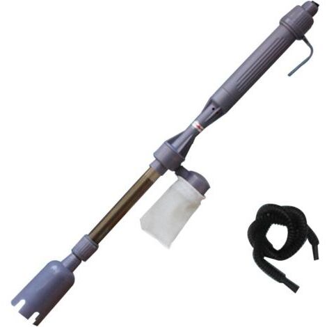 Aspirateur Électrique Aquarium, Nettoyeur D'aquarium Electrique Siphon, 5 en 1 Aspirateur Gravier Aquarium pour Gravier/Aquarium Algues/Nettoyage La té (1/5)