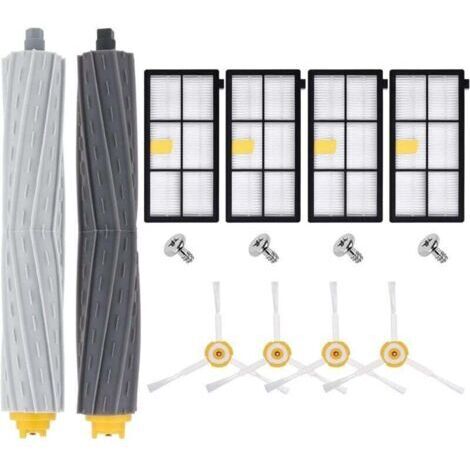 Kit Pièces Accessoires De Rémplacement pour iRobot Roomba 800 900 Series 860 865 866 870 871 875 876 880 886 896 960 966 971 976 980 981 Brosses de Rechange Filtre Accessoires pour Aspirateur Roomba (1/4)