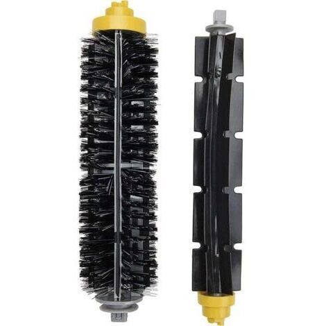 2 articles rouleaux principaux, pour iRobot Roomba série 600 et 700. Brosse pour iRobot Roomba multifonction en poils et silicone (1/4)
