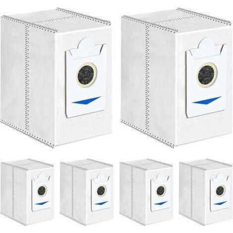 6 Sacs pour Ecovacs DEEBOT T30 Pro Omni, T30 Omni Robot Aspirateur Accessoires, 3,4L Grande Capacité Sacs à Poussière Pièces de R (1/4)