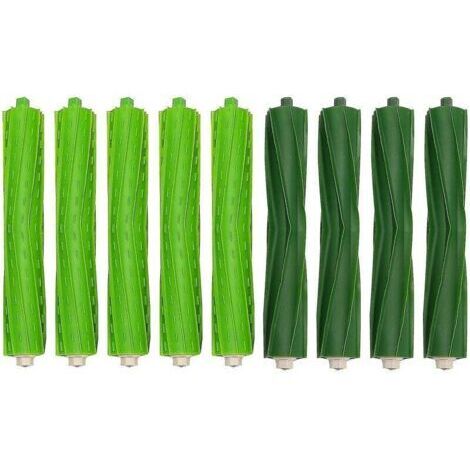Rouleaux de brosse 4pcs - Compatible iRobot Roomba série I7/I8/I7+/I8+ - Nettoyage robot optimal - Durables - Propriétaires de Roomba (1/4)