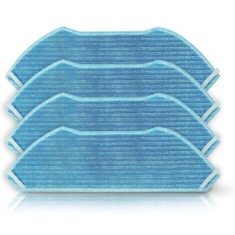 Lot de 4 Serpillière pour Lefant M1 / M2 / M2 Pro / M2S / M2S Pro /M2 Plus/ U180 / OKP K8 Robot Aspirateur. (1/4)