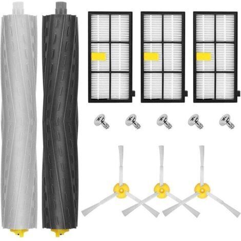 Kit d'accessoires de rechange pour aspirateur robot iRobot Roomba 800 805 850 860 865 866 870 871 880 886 890 891 895 896 900 960 965 966 980 990 (13 en 1) (1/4)