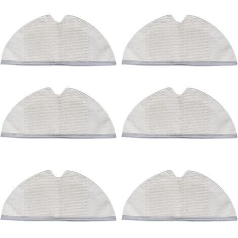 Lot de 6 chiffons de rechange jetables pour aspirateurs Dreame D9 (1/4)