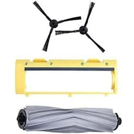 Pièces de rechange AMIBOT Animal H2O - Rouleau central + couvercle brosse + brosse latérale - Nettoyage robot optimal - Durable - Propriétaires de AMIBOT (1/4)