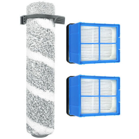 1 ensemble de kit d'aspirateur vertical sans fil, adapté aux pièces de rechange pour aspirateur vertical sans fil Bissell 3930F/V2/3999Z (1 brosses à rouleaux + 2 filtres ) (1/4)