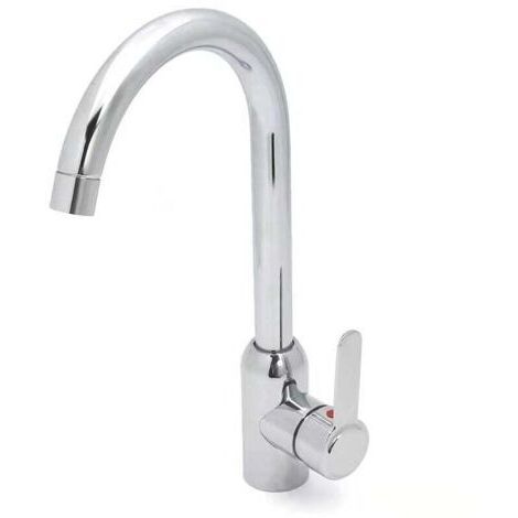 Robinet Lavabo Salle de Bain Bec Pivotant à 360° Mitigeur Lavabo Salle de Bain Mitigeur Evier en (1/4)