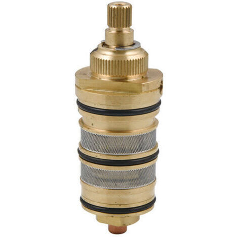 Robinet thermostatique en laiton avec cartouche pour mitigeur de douche – Technologie de réponse rapide – Résistance à 60°C – Installation facile (1/4)