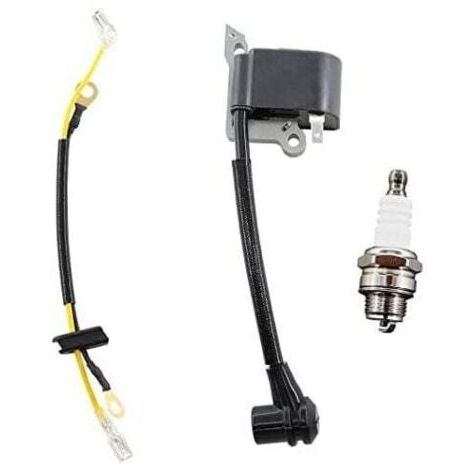 Bobine dallumage avec bougie dallumage pour Husqvarna 136 137 137E 141 142 142E 235 240 23 26 36 41 Remplace 545199901 (1/4)