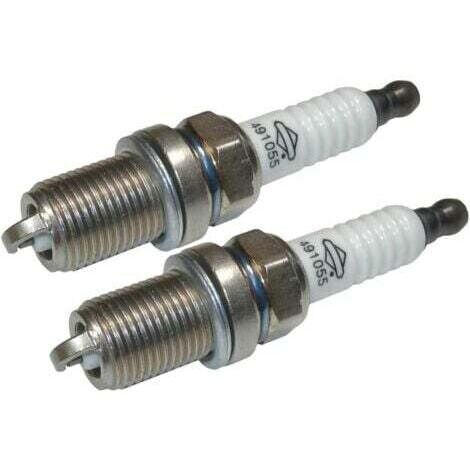 2 pièces accessoires de machines de jardin remplacement bougies d'allumage Briggs & Stratton 491055S (1/2)