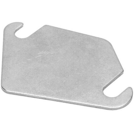 Plaque EGR, plaque de soupape EGR de voiture, joint EGR en acier inoxydable, plaque de blocage EGR, plaque d'obturation EGR pour moteurs 1.4 1.6 (sans trou) (1/3)