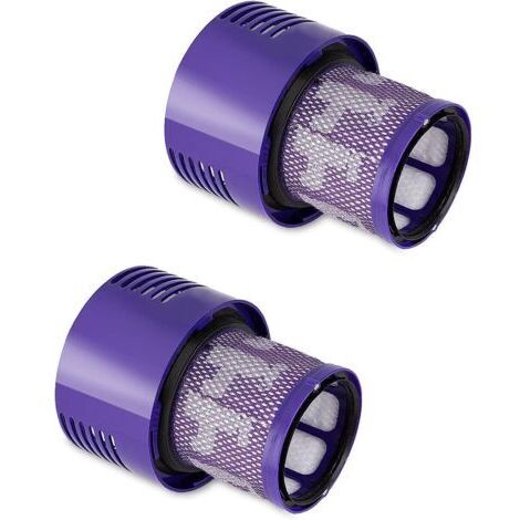 Filtre de Rechange pour Dyson V10 SV12 Cyclone Aspirateurs Pièce de Rechange pour Filtre à Vide Lavable Compatible avec Dyson V10 Aspirateur sans Fil Cyclone Animal Absolute Total Aspirateur 2Pack (1/5)