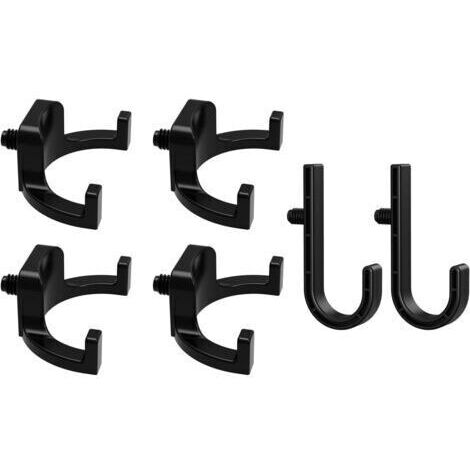Lot de 6 pièces de fixation en polystyrène pour installation rapide pour plier la fixation dans un abri, fixations suspendues en polystyrène pour outils (1/5)