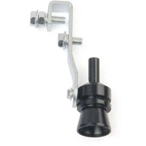 Silencieux turbo de voiture tuyau d'échappement simulateur de soupape de soufflage simulateur de sifflet noir XL (1/4)