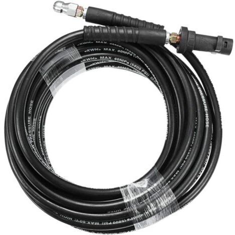 Tuyau de Nettoyeur Haute Pression, Tuyau de Lavage Automatique 40MPa/5800PSI, Tuyau de Nettoyage de Voiture pour Karcher K2 K3 K4 K5 (8 mètres) (1/5)