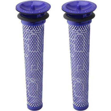Pack de 2 pré-filtres de rechange pour Dyson DC58, DC59, V6, V7, V8. Remplace la pièce 965661-01. 2 filtres (1/5)