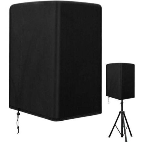 Housse de protection anti-poussière pour haut-parleur, housse de protection pour équipement de haut-parleur, housse de protection pour haut-parleur sur pied en tissu Oxford (30x28x45.7cm) (1/4)