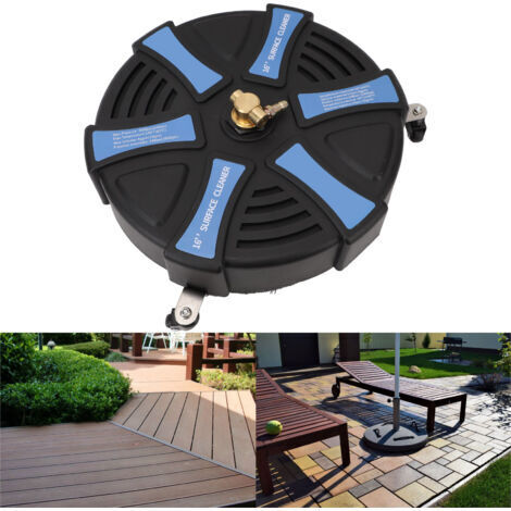 Balai de Nettoyage Haute Pression 3600 PSI avec Roues pour Sol et Allées de Jardin 1/4" Raccord Rapide- (1/5)