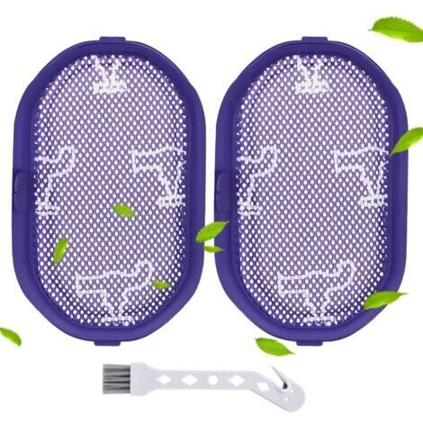 Lot de 2 filtres compatibles Dyson DC30 DC31 DC34 DC35 DC44 DC45 DC56 – Filtration haute performance – Lavables et faciles à remplacer - DC43H-INHHUB (1/5)