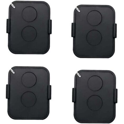 Pack de de 4 Commande à distance , XU, 2 Canaux Télécommande Portail 433MHz avec Code Tournant Sécurisé, Compatible avec Récepteurs Automatisés - (1/4)