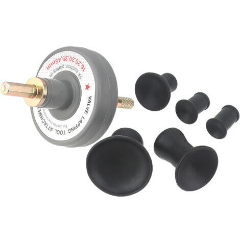 Outil de rodage de soupape avec 5 plaques d'aspiration 1000 tr/min à 1250 tr/min universel pour le meulage de petit moteur (1/4)