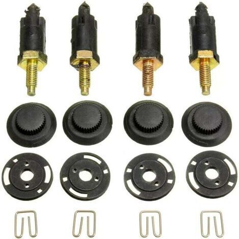 4 Set Kit de Fixations Couvre Moteur 2.0 HDI Compatible avec Citroën Berlingo C4 C5 Xantia Xsara et Peugeot 206 306 307 406 607 806 Expert OEM 0137F6 13711 Clips + Boulons (1/4)