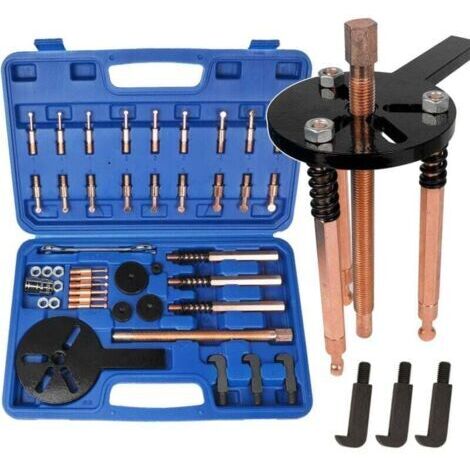 Ensemble d'Extracteur de Roulement 36 en 1, Kit de Séparateur d'Extracteur de Roulement Intérieur, Outil de Démontage de Roulement, Extracteur d'Engrenage (1/4)