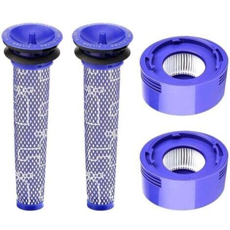 Pack de de 4 Filtres Rechange pour Aspirateur Sans V7, XU, V8 Animal et Absolute, composant performant, puissant et silencieux, matériaux résistants , satisfaction garantie - (1/4)