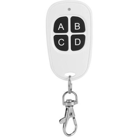 Télécommande universelle pour porte de garage, émetteur sans fil à 4 canaux 433 MHz, compatible avec le code d'apprentissage 1527 (1/4)