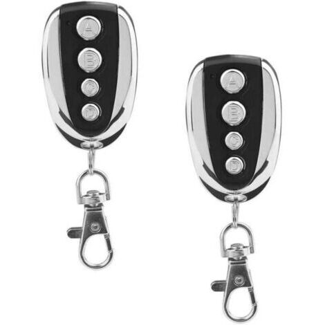 Télécommande sans fil UlisemDoor 433,9 MHz, clé clone universelle 433,9 MHz, 4 boutons, pour ouvre-porte de garage (1/4)