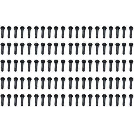 Tiges de valve de pneu en caoutchouc TR414 - Lot de 100 pièces - Pour véhicules automobiles (1/5)