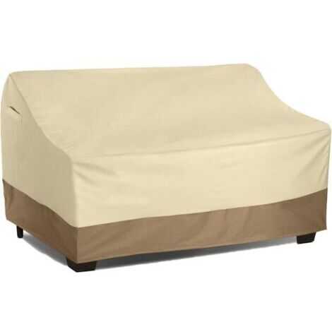 Housse imperméable pour banc/causeuse, grandes housses de meubles d'extérieur imperméables pour causeuse/banc. (1/5)
