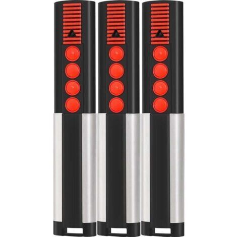 Lot de 3 télécommandes 868MHz pour portail et garage – 4 canaux – Compatible modèles 4020 TX03-868-4, 4026 TX03-868-2 – Portée 50m - 4026V000 (1/4)