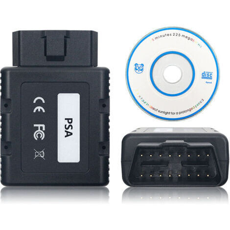 Kit de Diagnostic PSA COM Bluetooth Lexia3 PP2000 - Interface Sans Fil pour Véhicules Peugeot, Citroën et DS - Outil de Diagnostic Complet avec Logiciel pour Windows (Câble OBD2 et Adaptateur Bluetoot