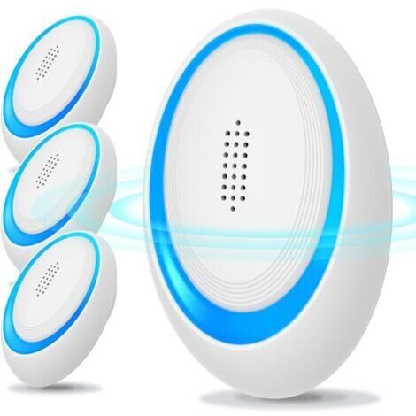 Anti Moustique Ultrason Prise, Ultrason Souris Mouche 4 Paquets, Appareil Repulsif Souris Efficace pour Repousser Les Rats (1/4)