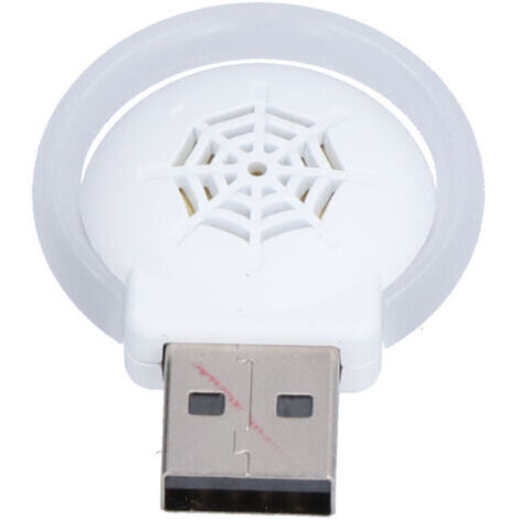 Dissuadeur Ultrasonique Portable Anti-Moustiques et Insectes avec Lampe de Nuit Variable Fréquence Blanc - (1/5)