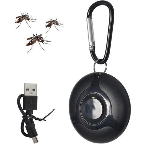 Répulsif Ultrasonique de Moustique, Portable Répulsif Antiparasitaire Extérieur/Intérieur Contre Les Insectes et Les Araignées, Répulsif Efficace Contre Mouches, Rats, Cafards, Rongeurs, Araignées (1/4)