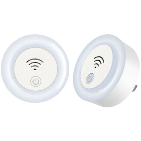 Repelente de insectos ultrasónico con luz LED, seguro y eficaz para repeler insectos, diseño compacto y liviano, perfecto para uso en el hogar y el jardín. (1/4)