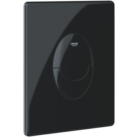 Bouton de rinçage Grohe Skate Air, noir brillant 38505KV0 (1/3)