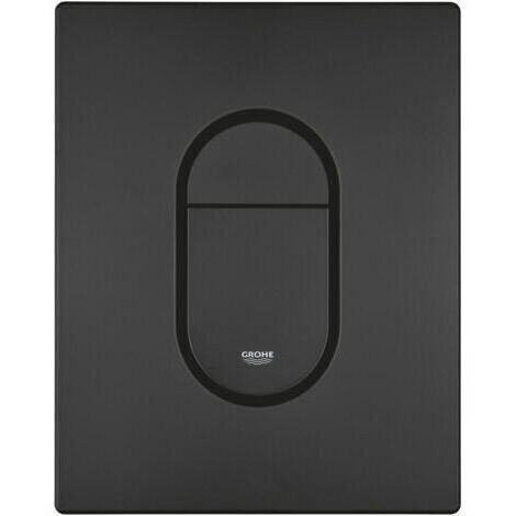 Grohe Arena Cosmopolitan - Plaque de commande WC, noir fantôme 38844KF0