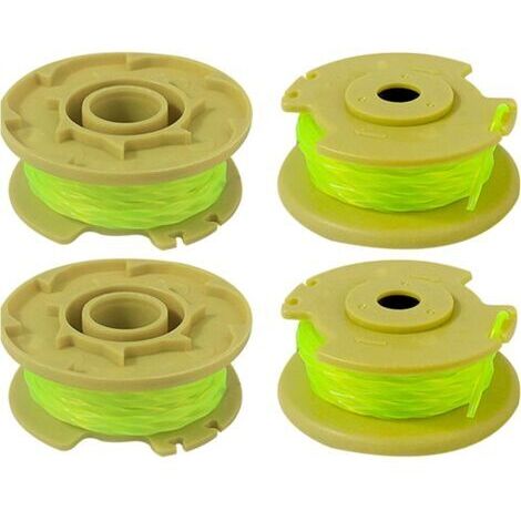 Cordon de rechange 4 pièces pour tête de coupe-bordures à bobine RYOBI AC80RL3 (1/4)