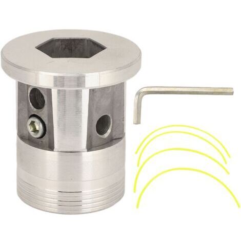 Accessoires de Jardin Tondeuse à Gazon Tête de Coupe pour Débroussailleuse Trimmer Aluminium Rond Modèle 2 - (1/5)