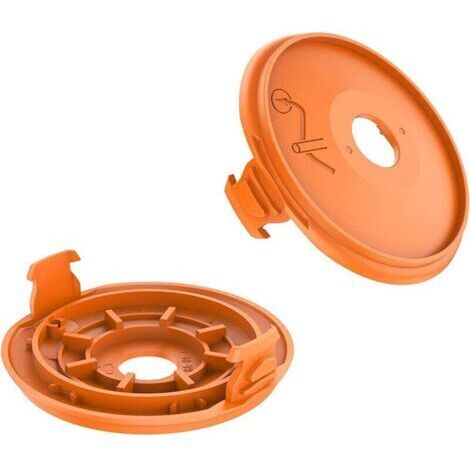 2 pièces Capuchon de Bobine For Gardena，pour Gardena Turbotrimmer EasyCut 450/25, ComfortCut 550/28, PowerCut 650/28 (1/4)
