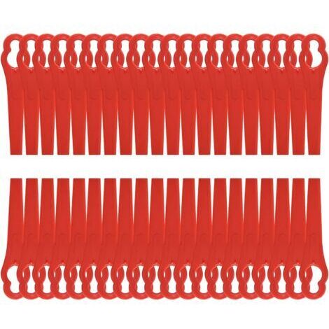 Lame Coupe Bordure Lames en Plastique de Rechange 8,3cm pour Jardin et Pelouse Coupe Bordures Grass Trimmer (120 Pcs) (1/5)